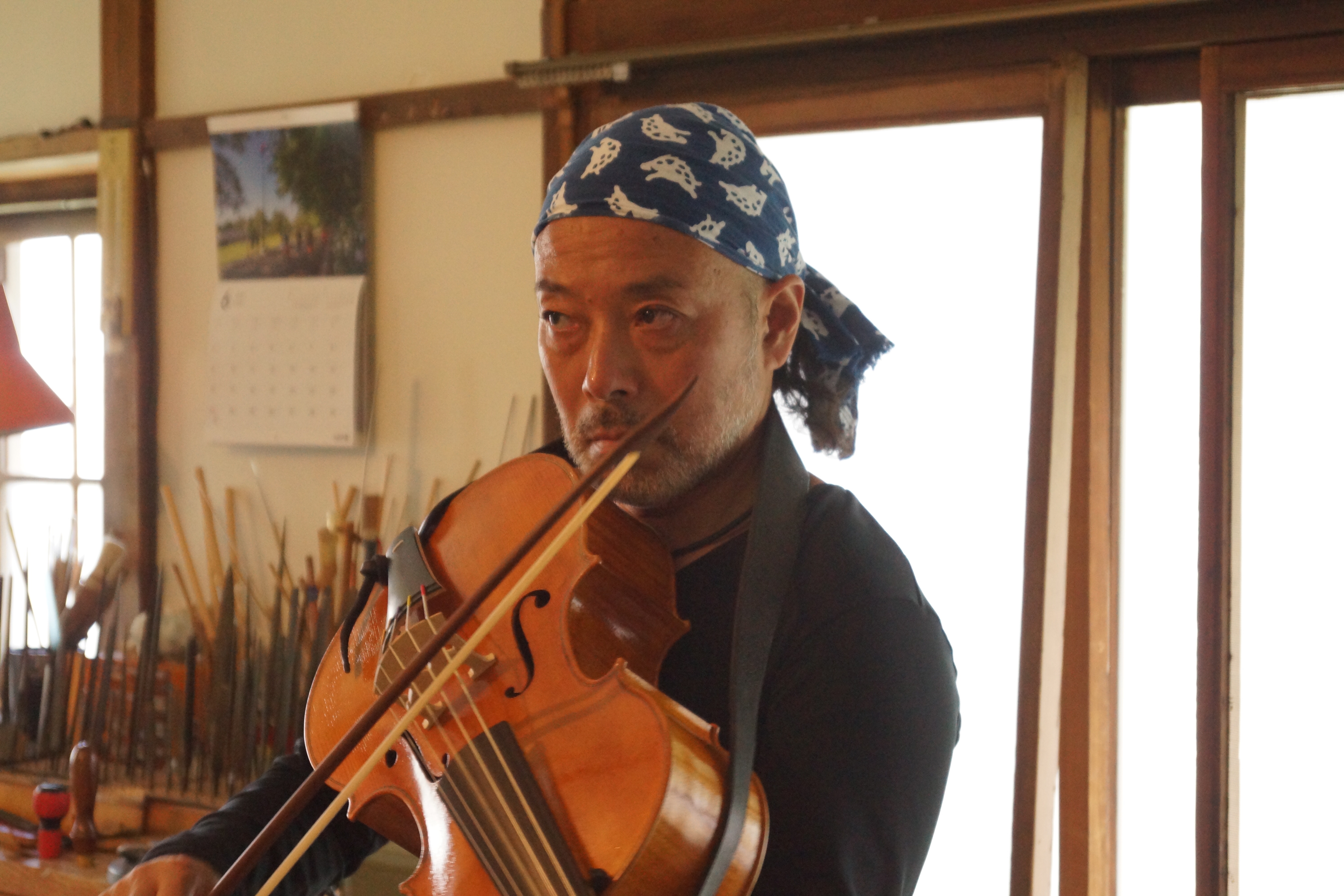 古澤巌 古澤巌さんの試奏 – 髙倉匠弦楽器製作工房