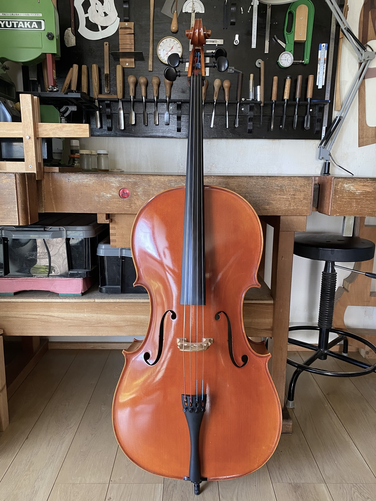高級 チェロ 本体 弦楽器 手渡し可能 モダン楽器（在庫） – 髙倉匠弦楽器製作工房